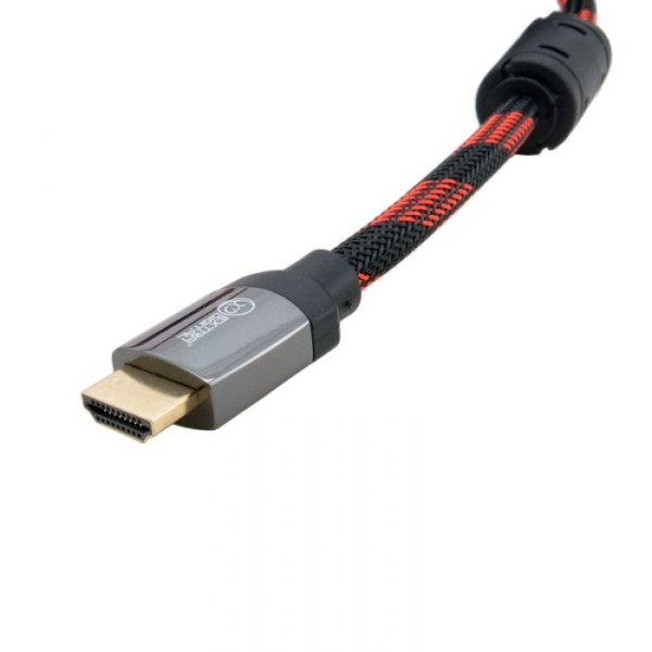 Кабель Extradigital HDMI до HDMI, 1.5m, v2.0, 28 AWG, Gold, Nylon, Hi-Speed